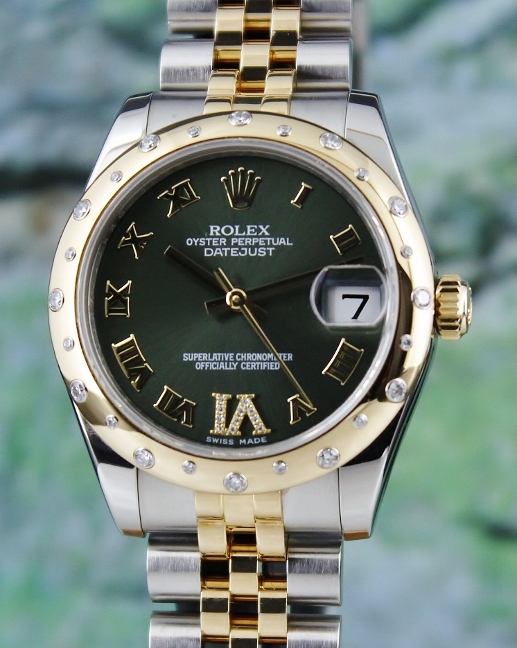 (image for) LIKE NEW ROLEX MID SIZE OYSTER PERPETUAL DATEJUST / 178343